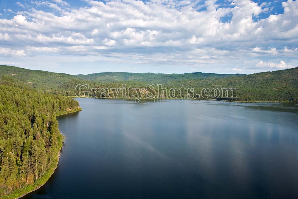 Lake Mary Ronan Summer Aerial