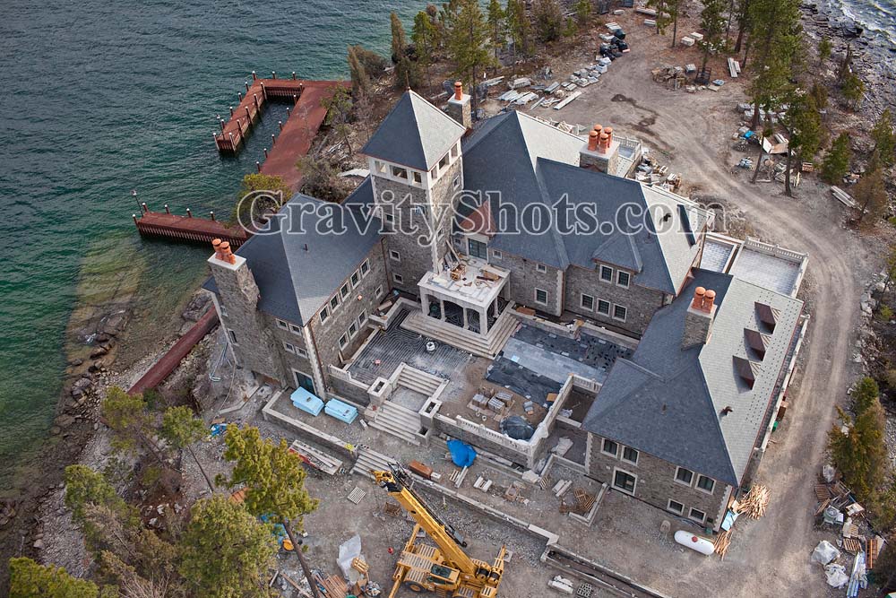 Aerial Photography of Rollins, Montana