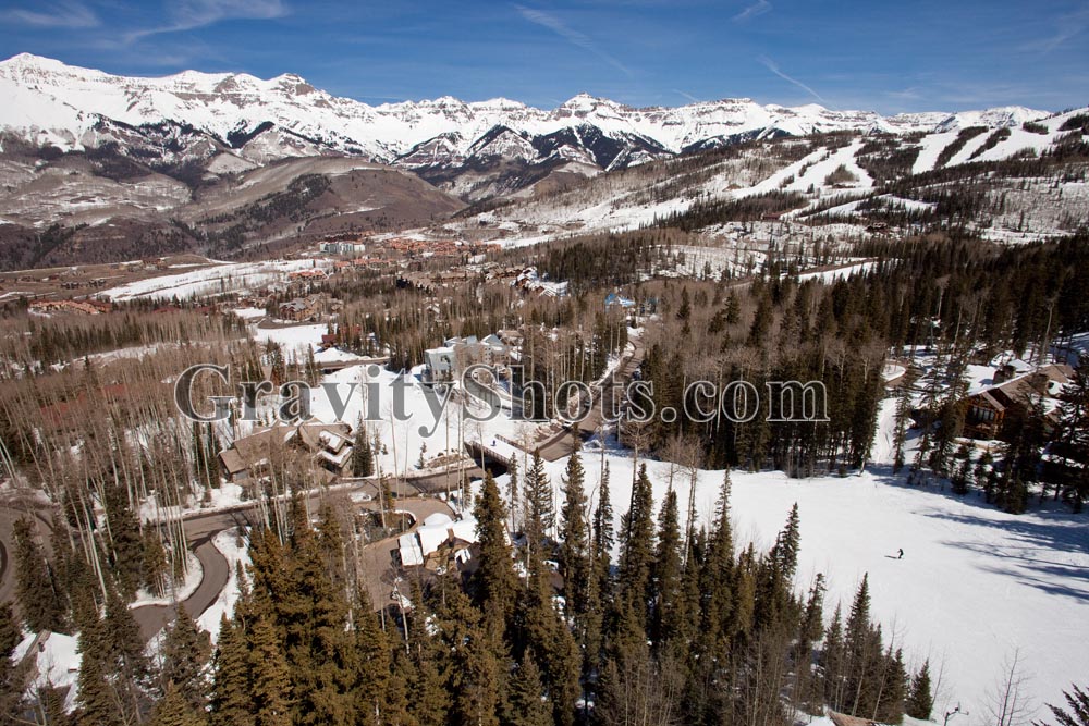 Telluride Ski Village Telluride, CO Winter Aerial