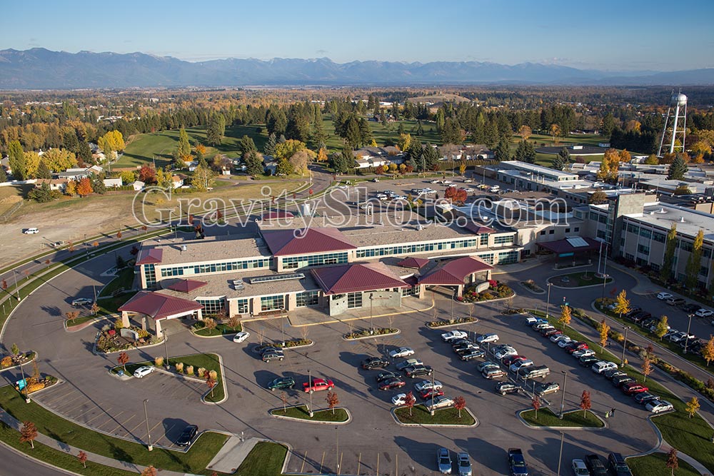Kalispell Medical Regional Center Kalispell, MT Fall Aerial